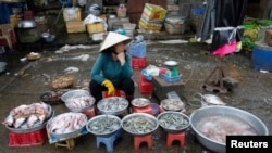 Nhiều khu chợ ở Việt Nam lâm vào cảnh đìu hiu khi người dân thắt chặt chi tiêu